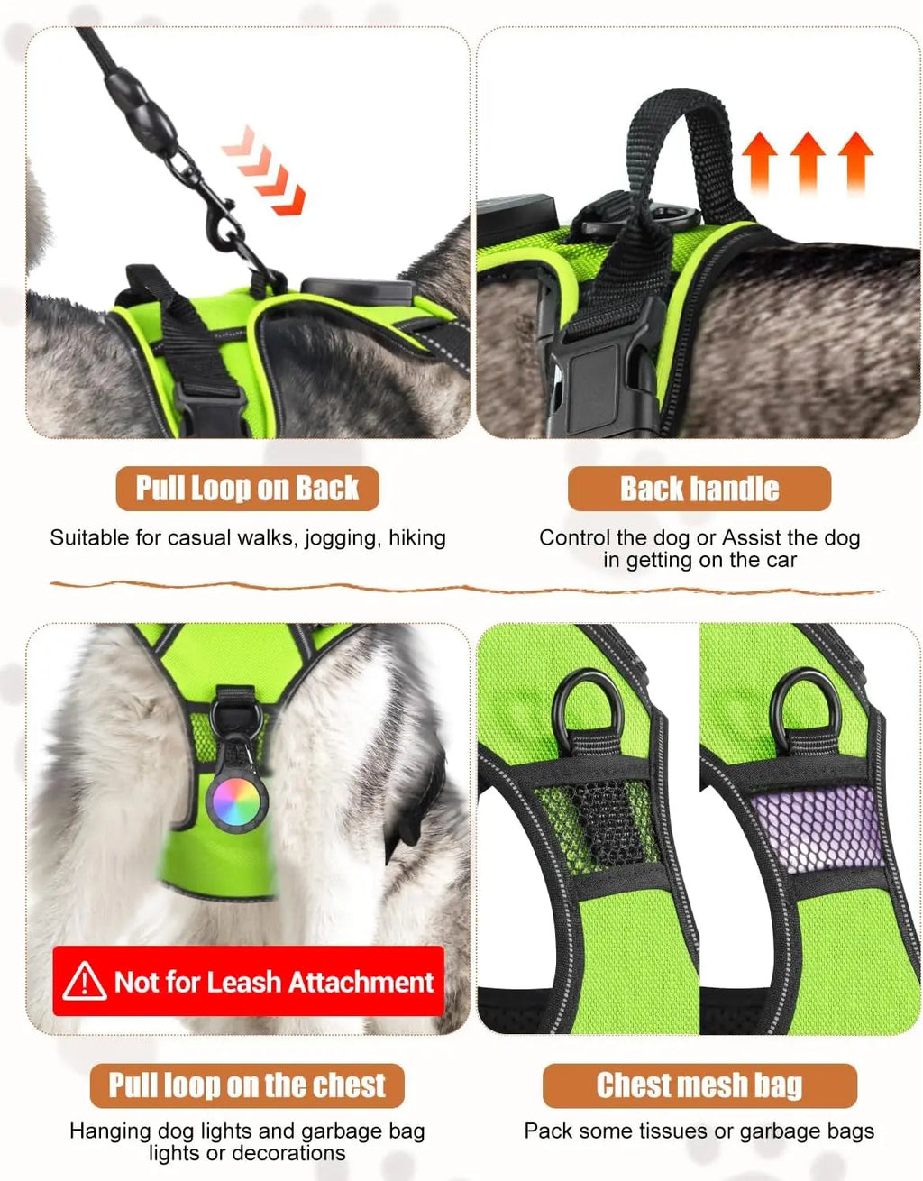 TrailGlow LED Safety Harness
