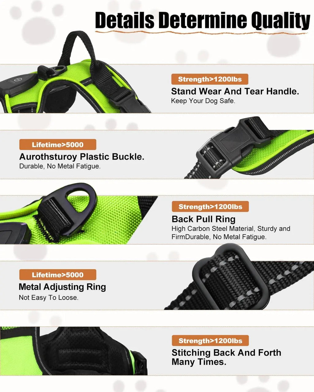 TrailGlow LED Safety Harness