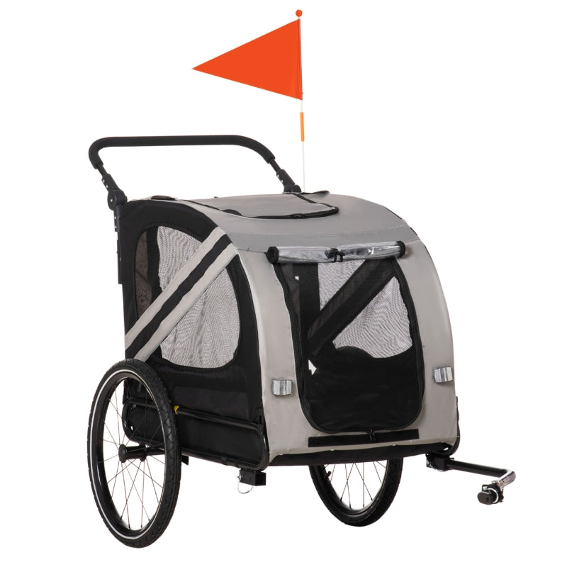 TrailRover 2-in-1 Pet Bike Trailer & Stroller