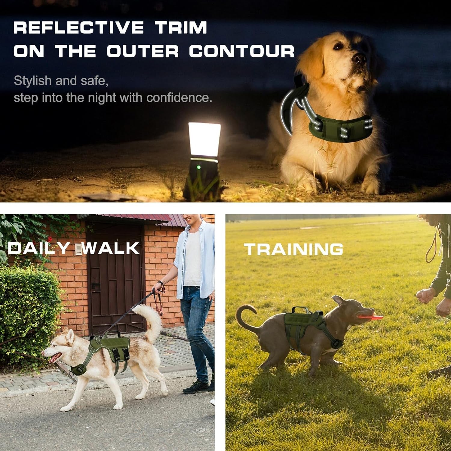 Trail Control No-Pull Adventure Harness – Tactical Edition