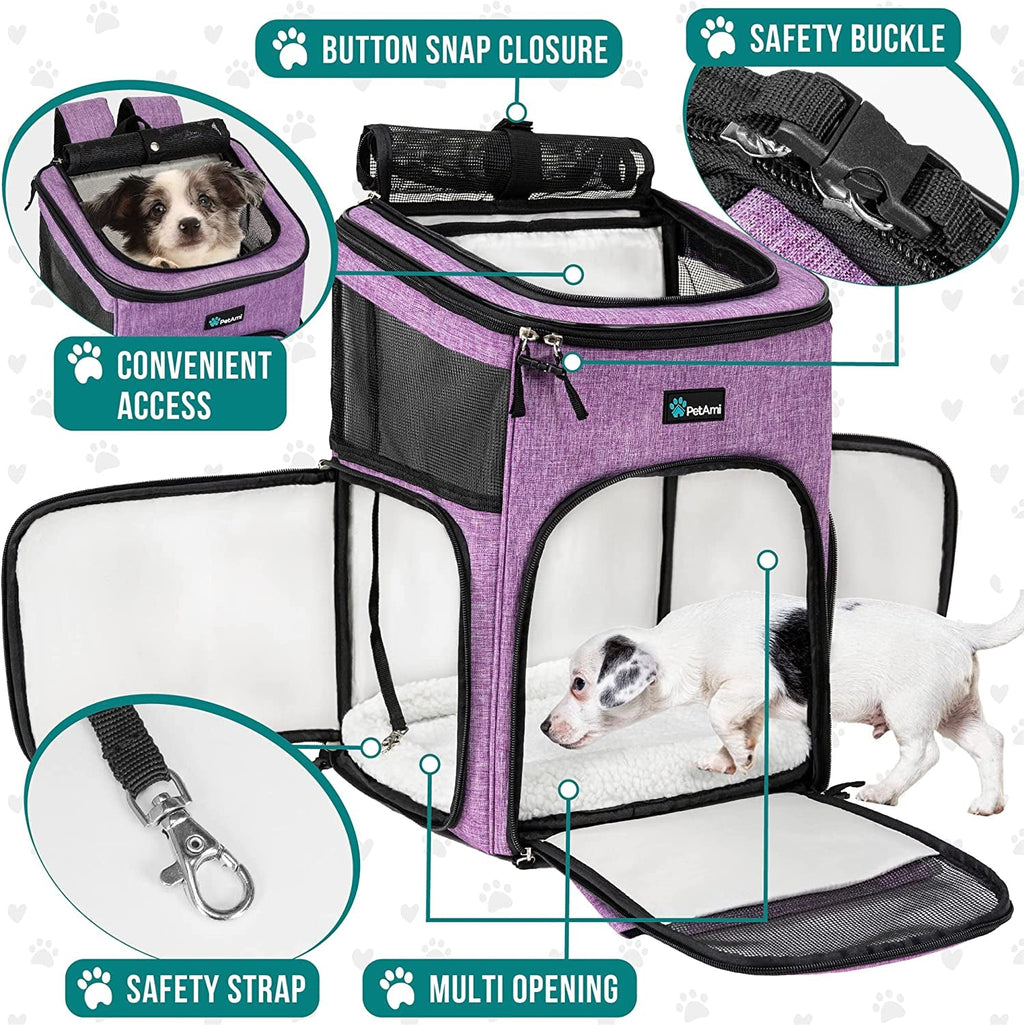 TrailVoyager Pet Carrier Backpack