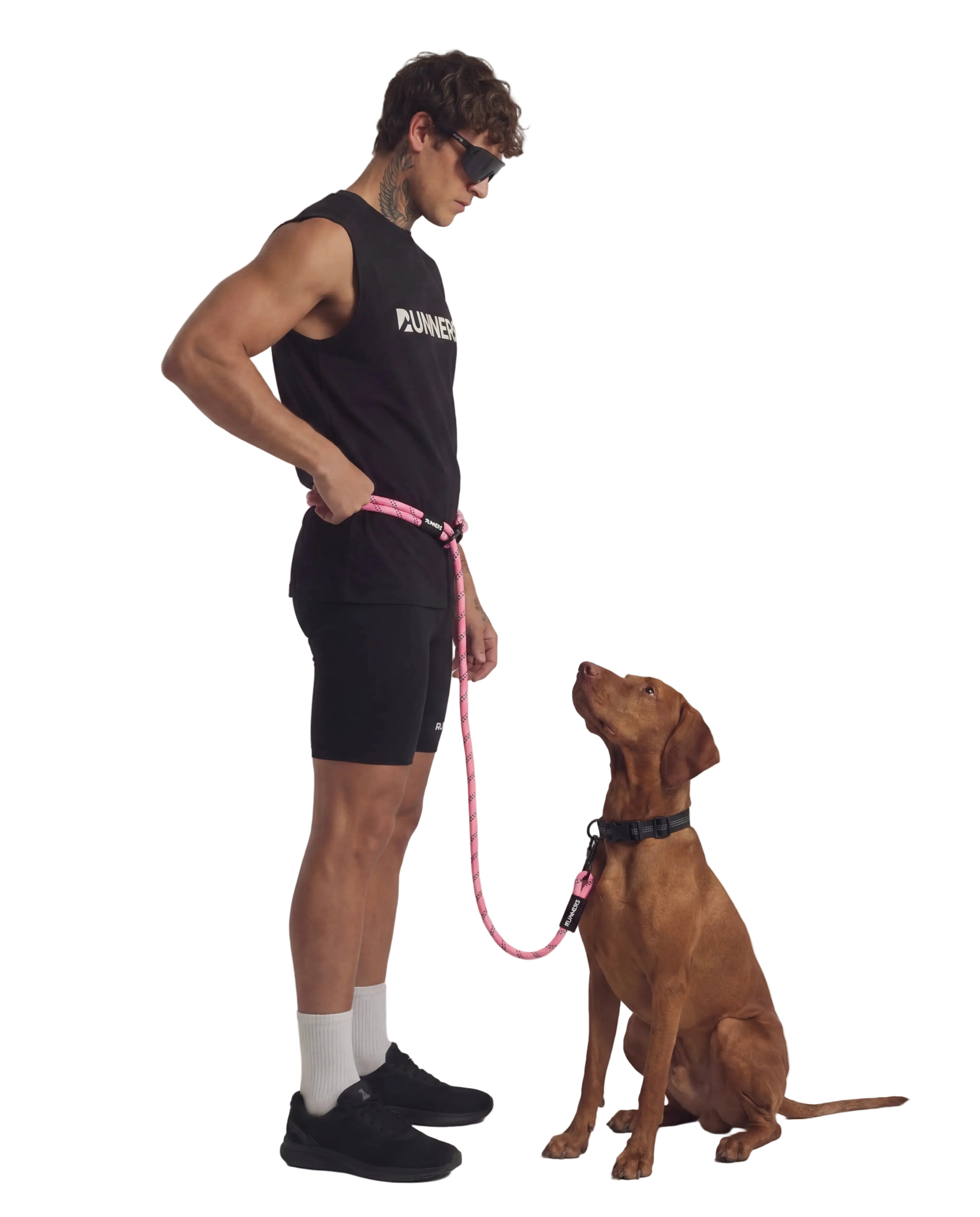TrailRunner Hands-Free Adventure Leash - Neon Pink