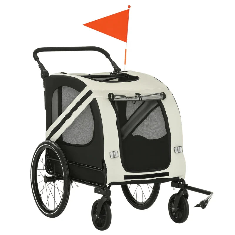 TrailRover 2-in-1 Pet Bike Trailer & Stroller