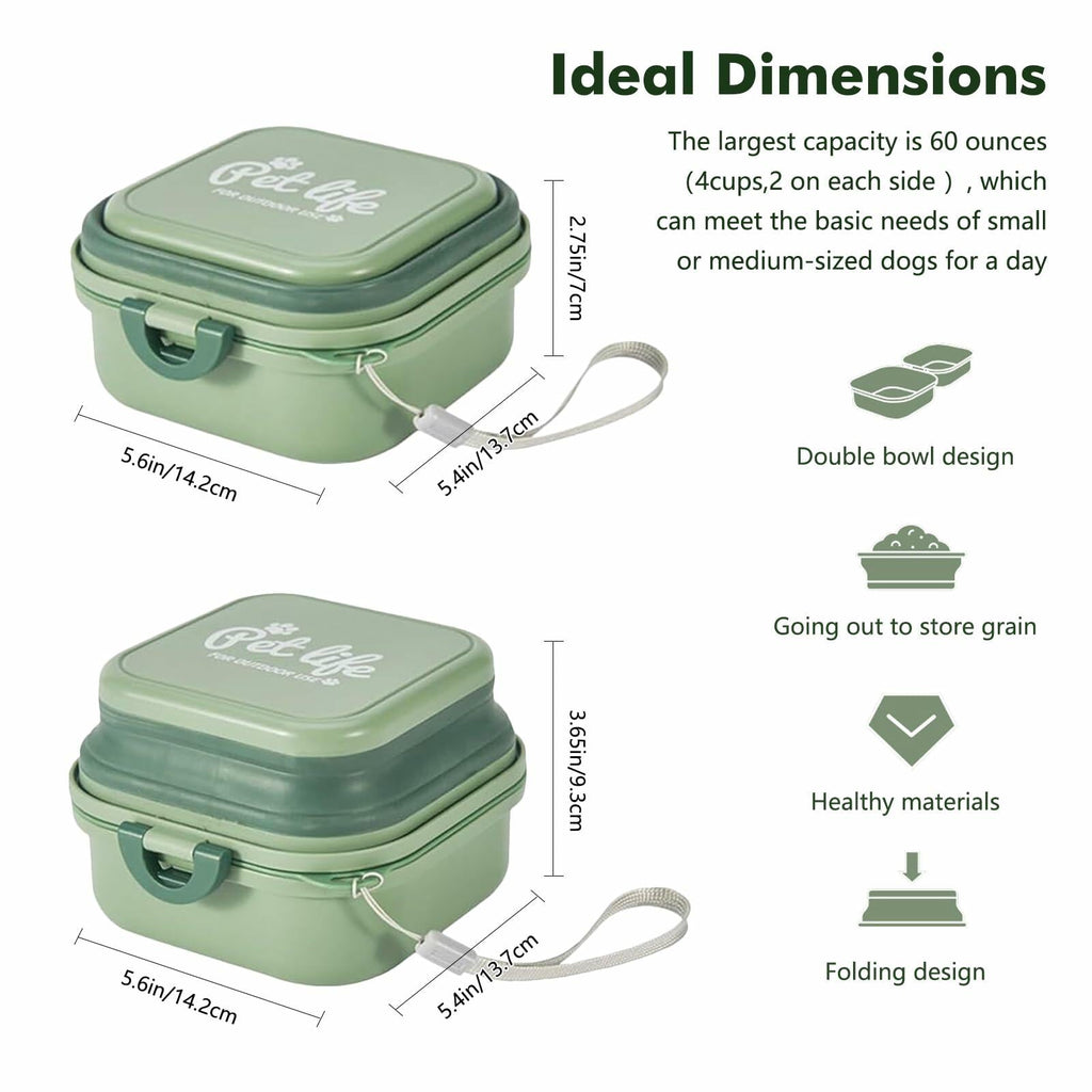 TrailBowl 2-in-1 Travel Food & Water System