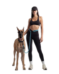 TrailRunner Hands-Free Adventure Leash - Aqua Blue